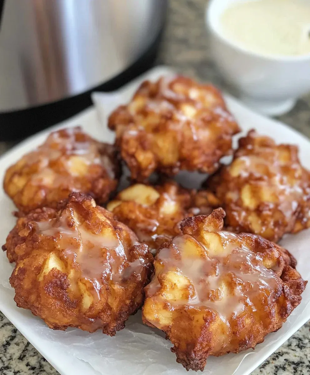 air fryer apple fritter recipe