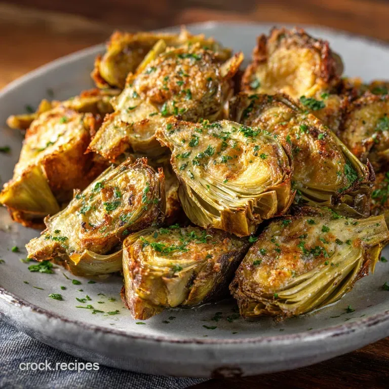 air fryer artichoke hearts recipe