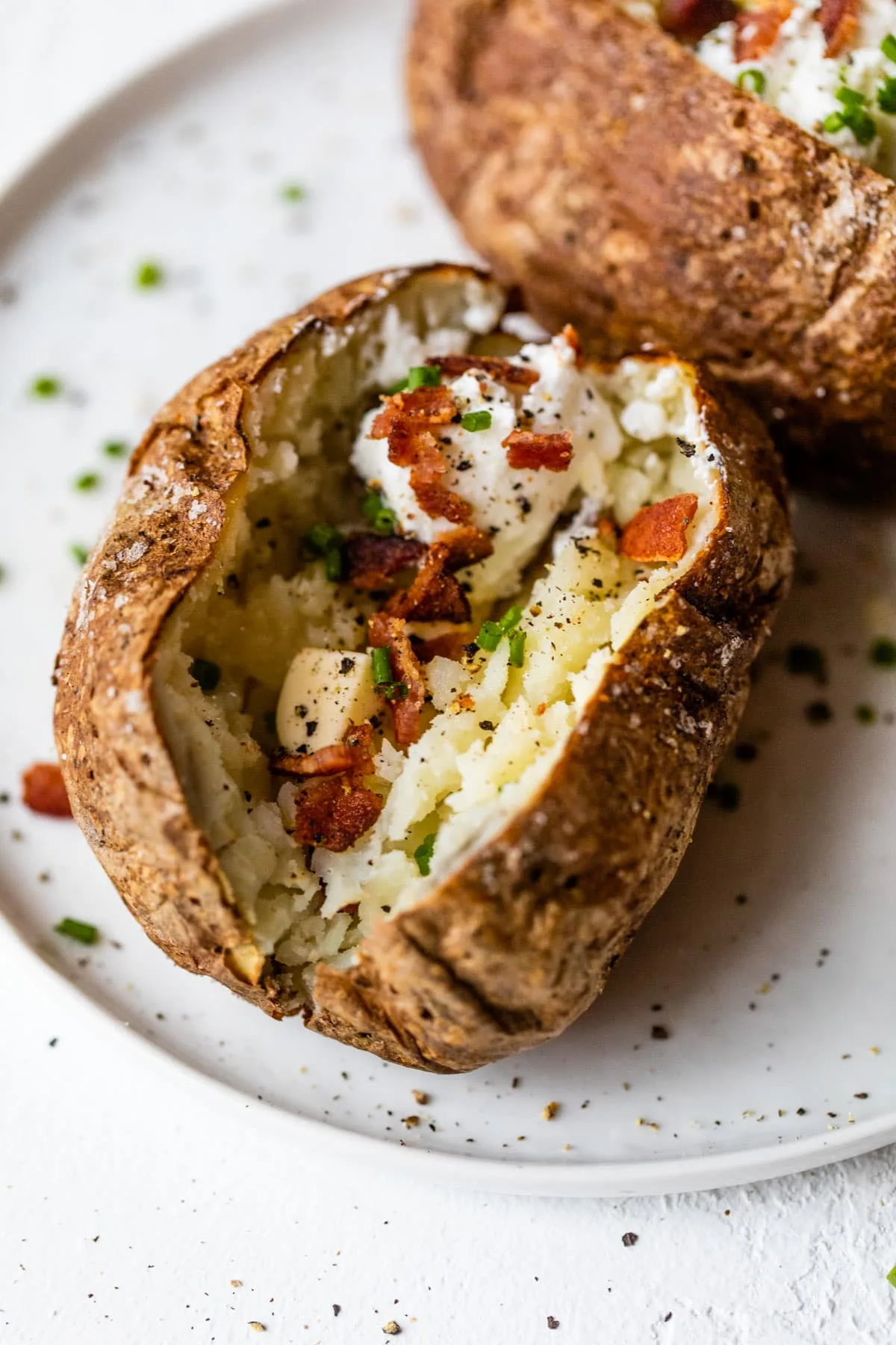air fryer baked russet potato