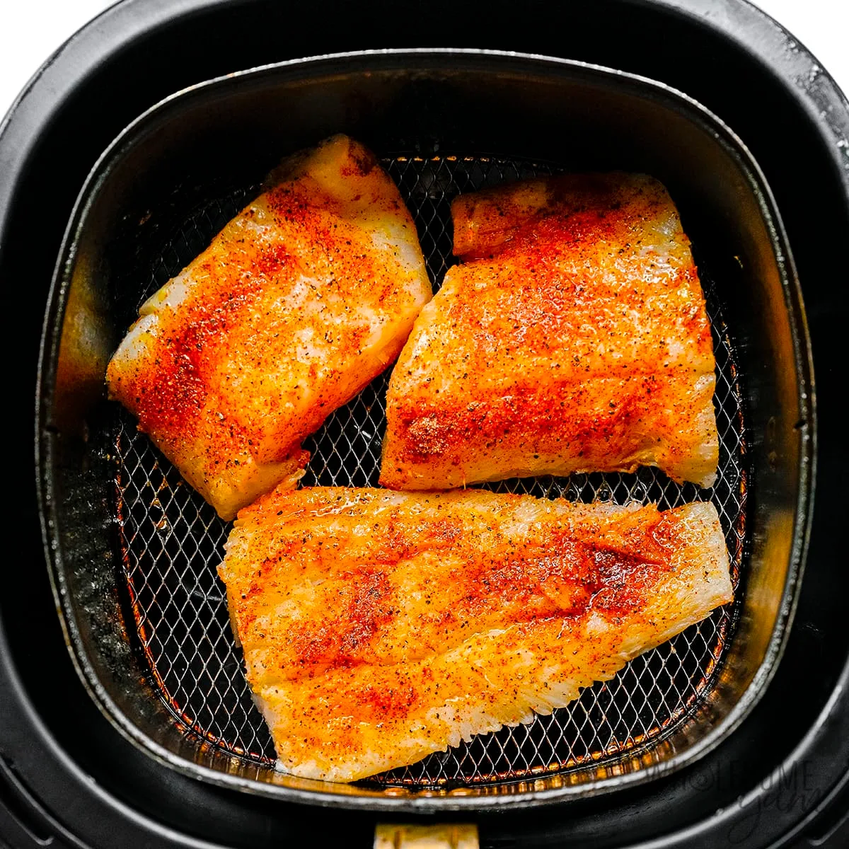 air fryer basket single layer fish