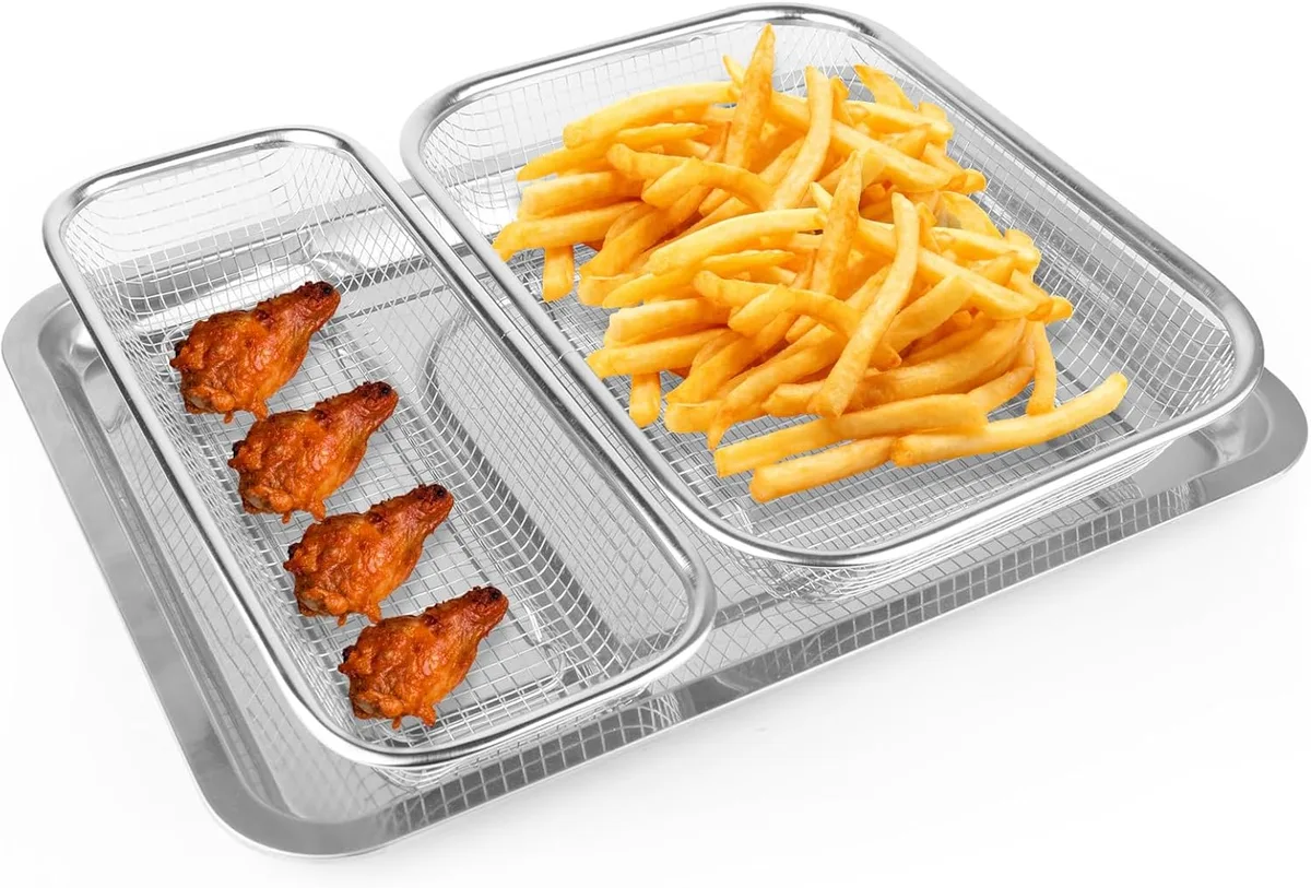 air fryer basket single layer