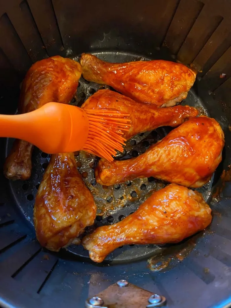 air fryer bbq chicken legs recipe