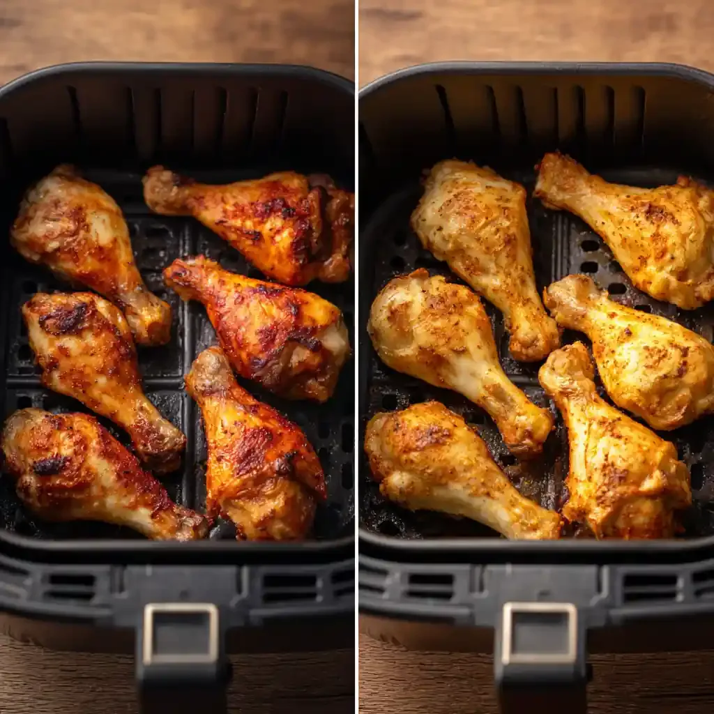 air fryer bbq chicken legs recipe
