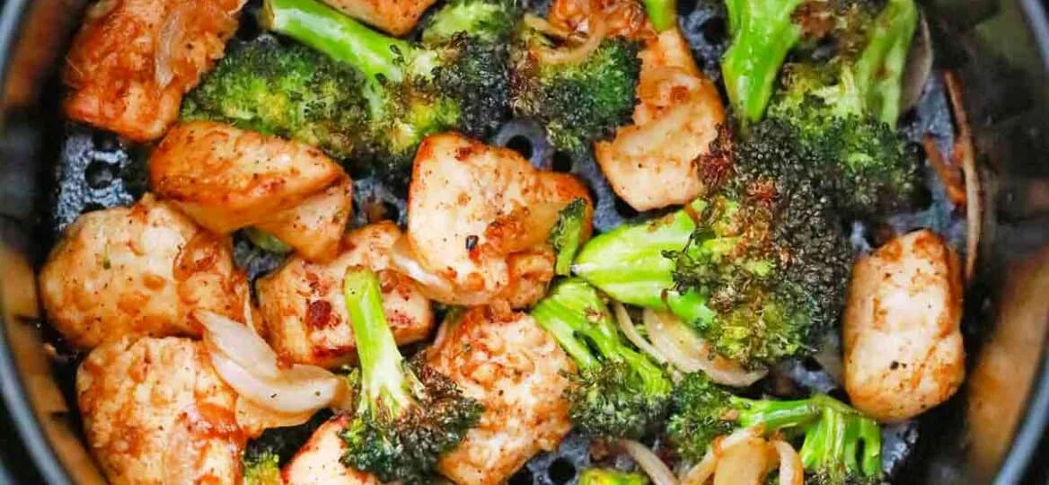 air fryer chicken and broccoli recipe