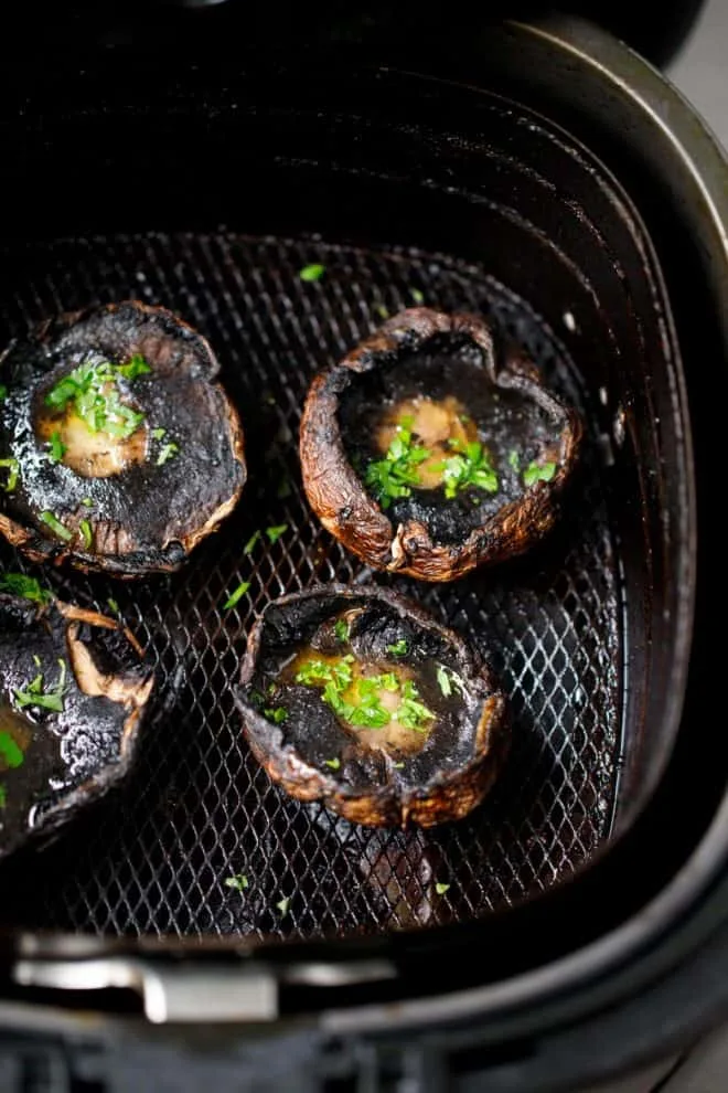 air fryer cooking process