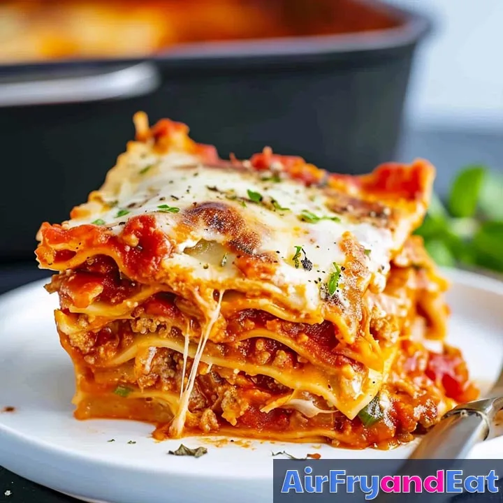 air fryer lasagna recipe