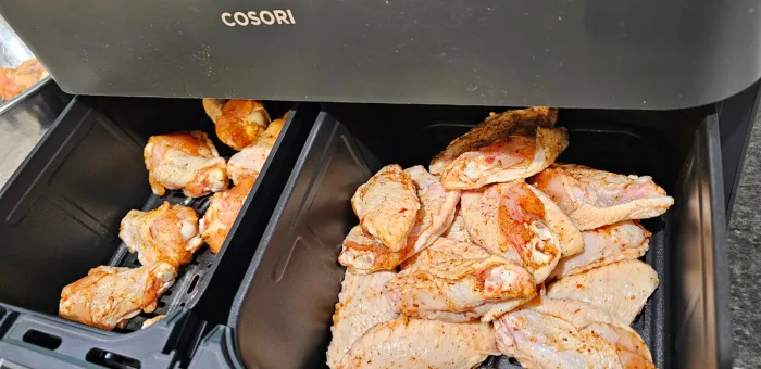 air fryer overcrowding