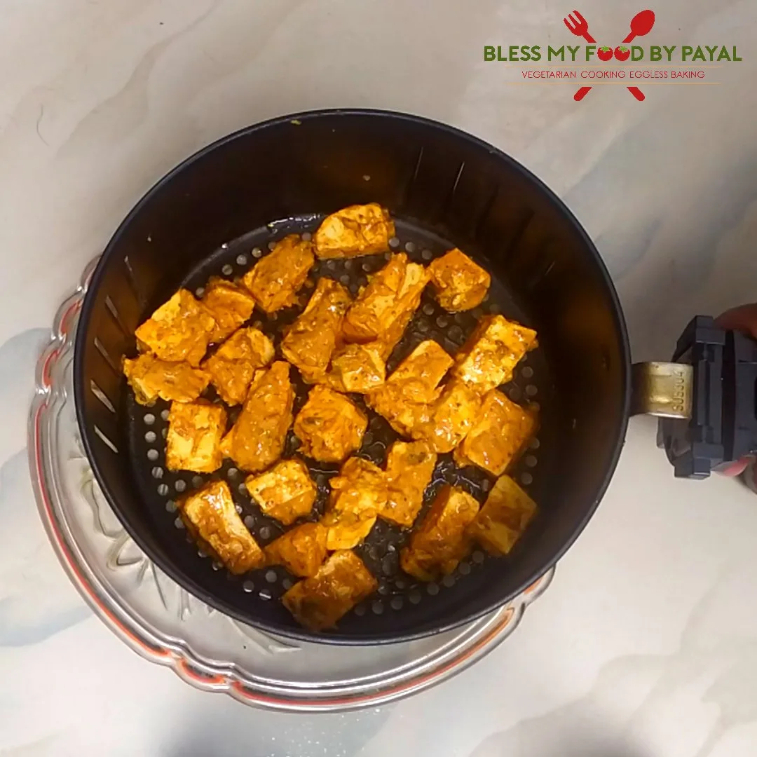 air fryer paneer cubes