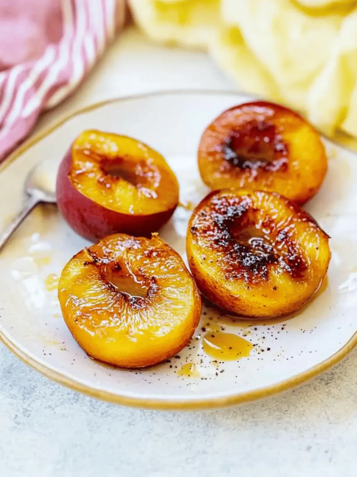 air fryer peaches recipe
