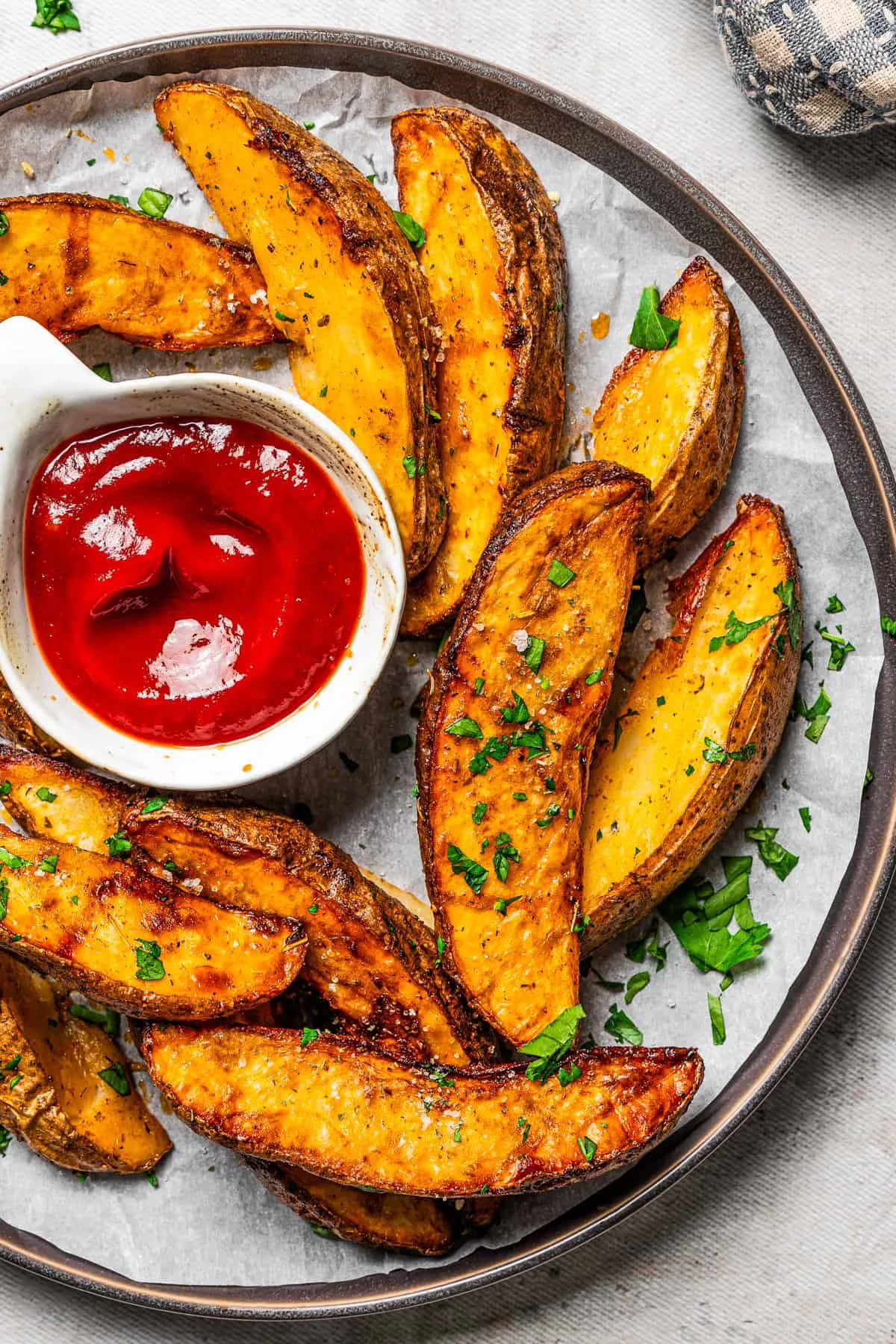 air fryer potato wedges