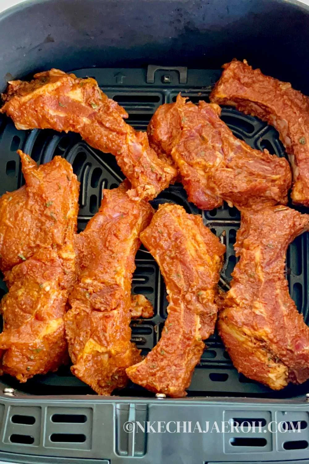 air fryer ribs cut to fit