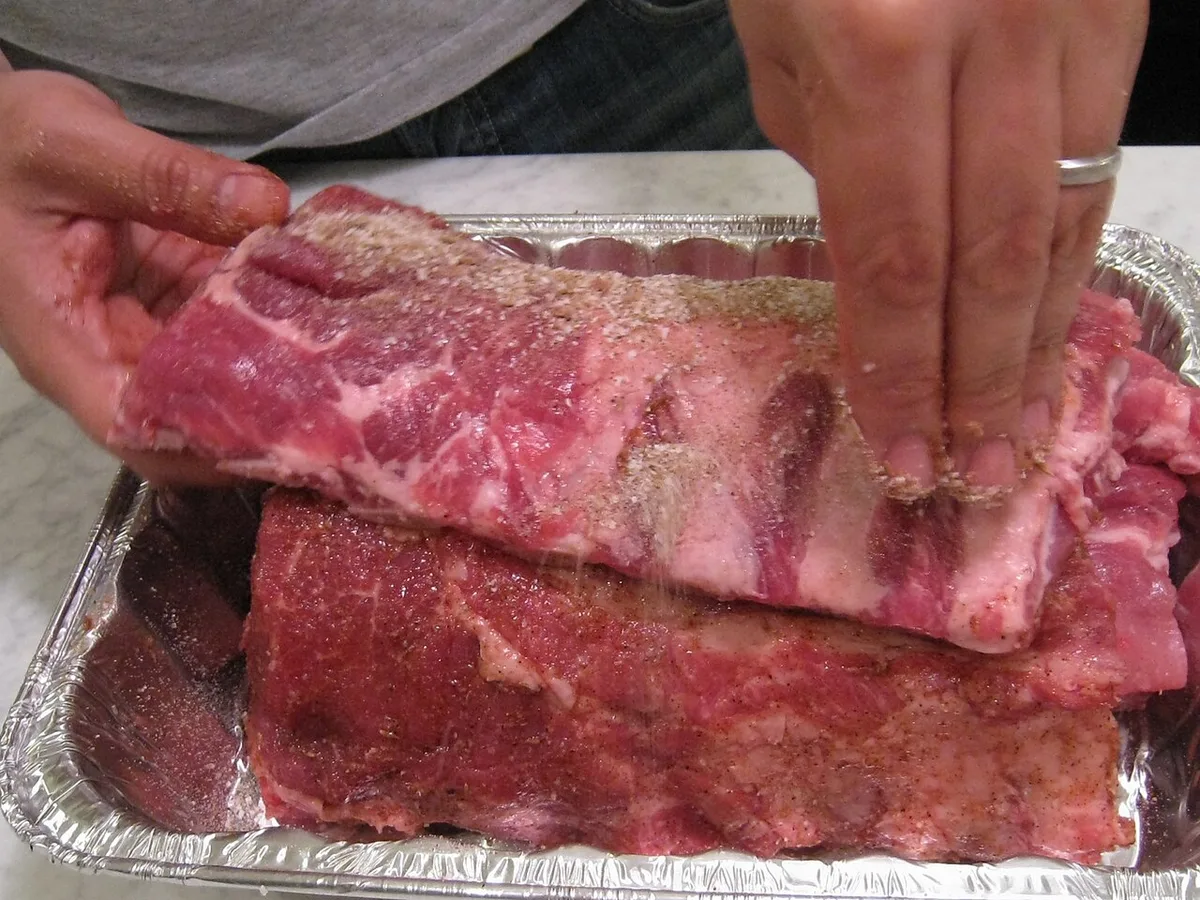 air fryer ribs dry rub