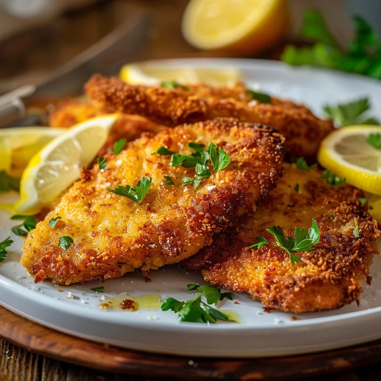 air fryer schnitzel recipe hero