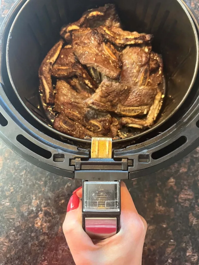 air fryer short ribs step by step
