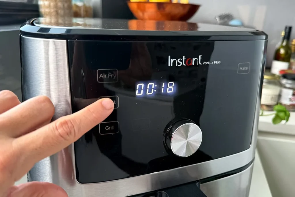 air fryer temperature dial