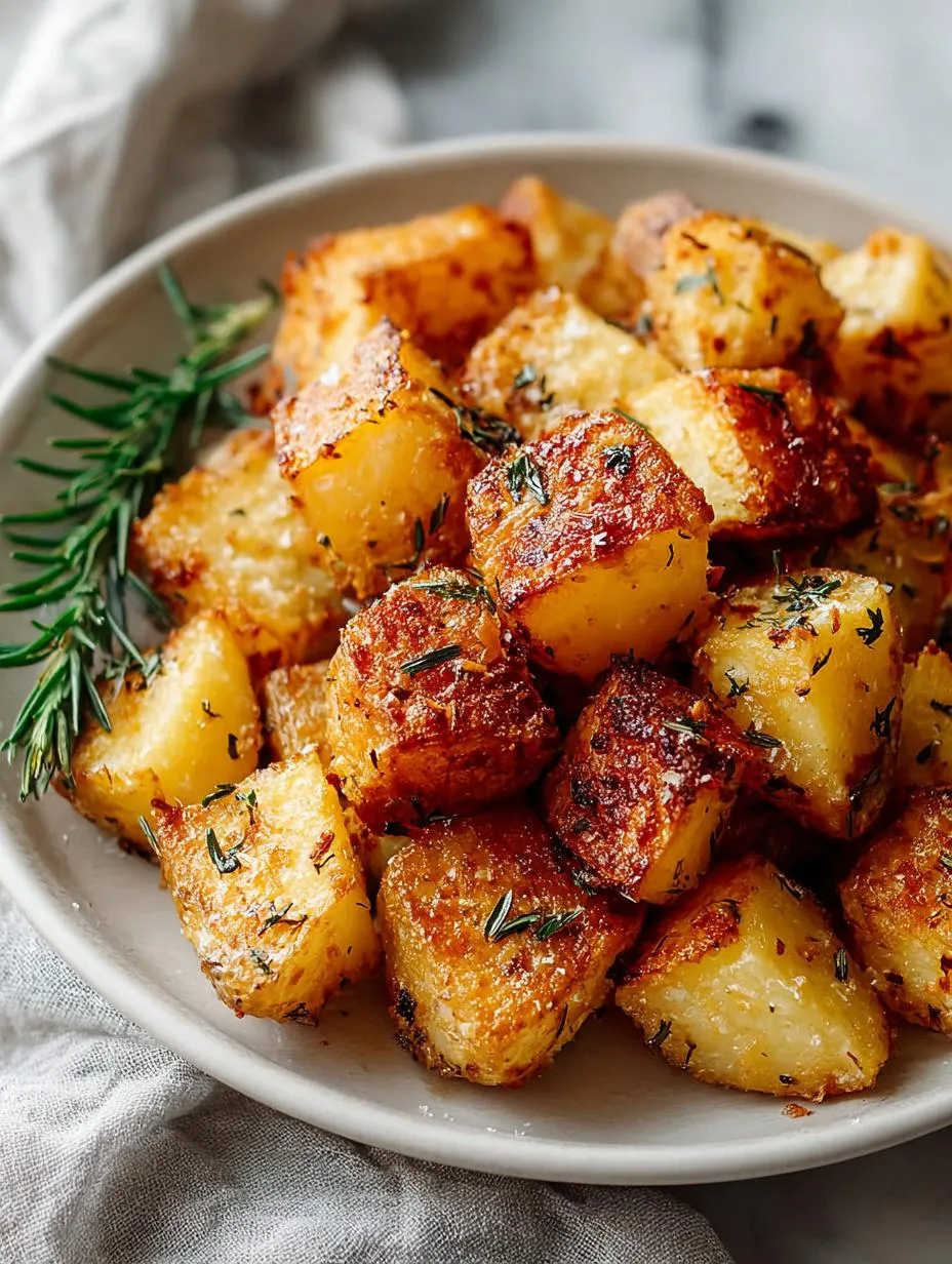 air fryer whole roasted potatoes