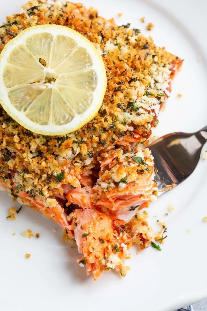 breaded frozen salmon