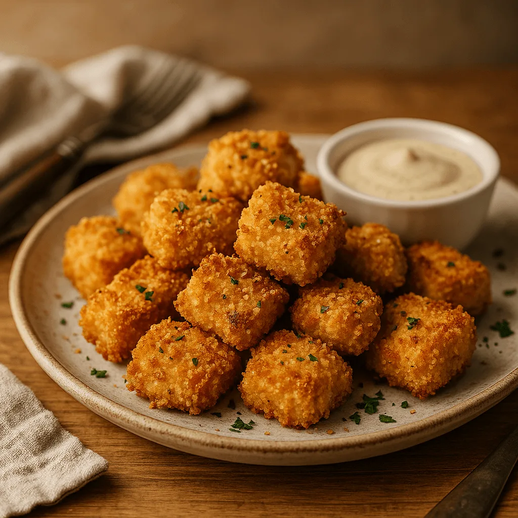 breaded tempeh nuggets