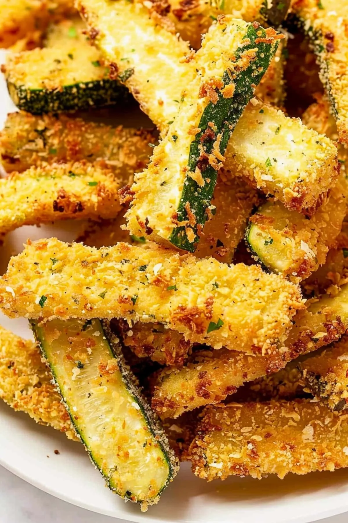 breaded zucchini fries in air fryer