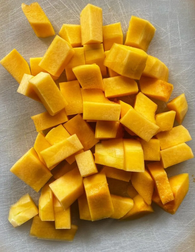 butternut squash cubes