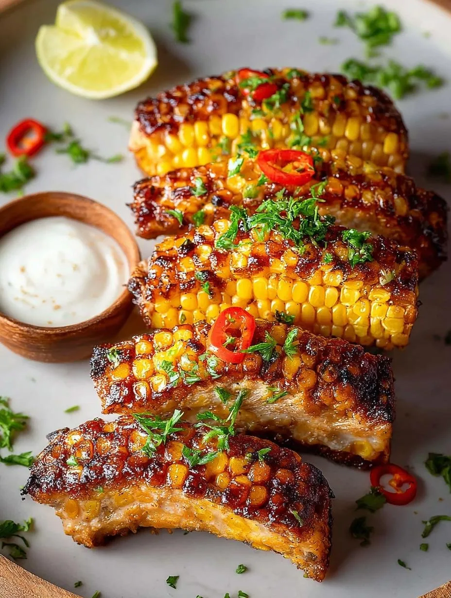 corn ribs recipe air fryer