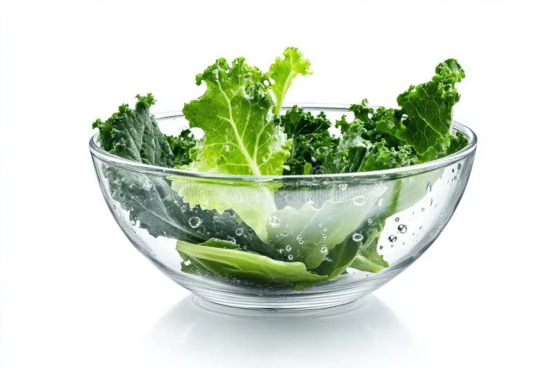 dried kale leaves in bowl