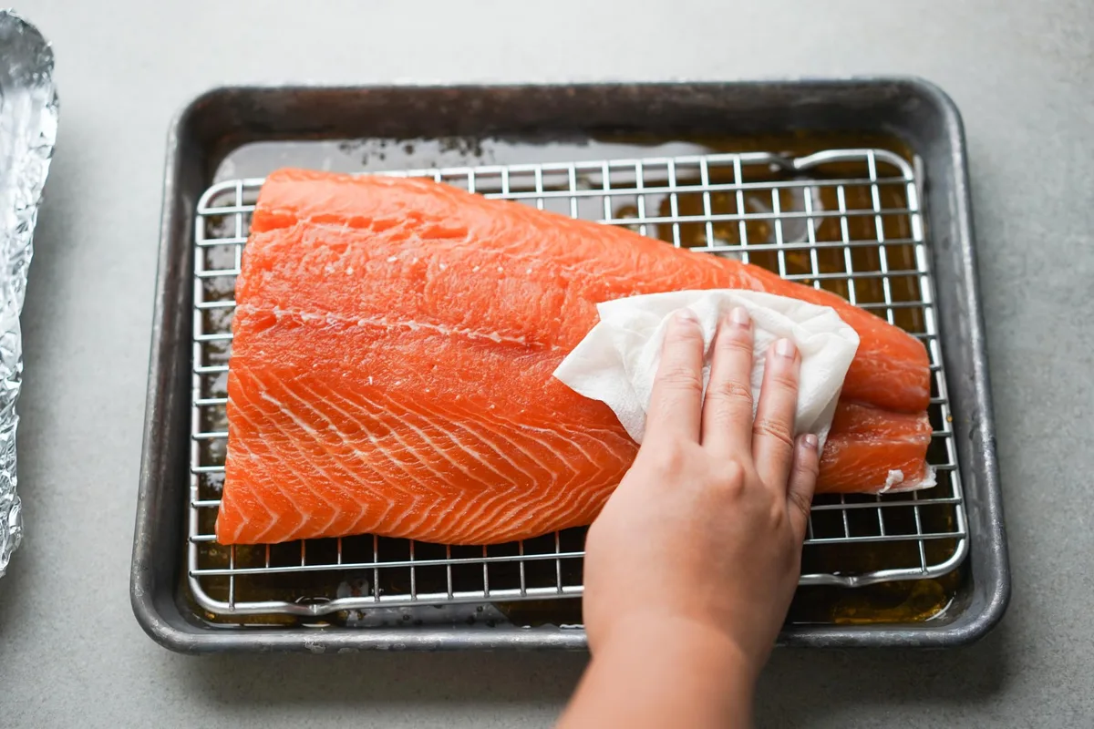 Drying catfish