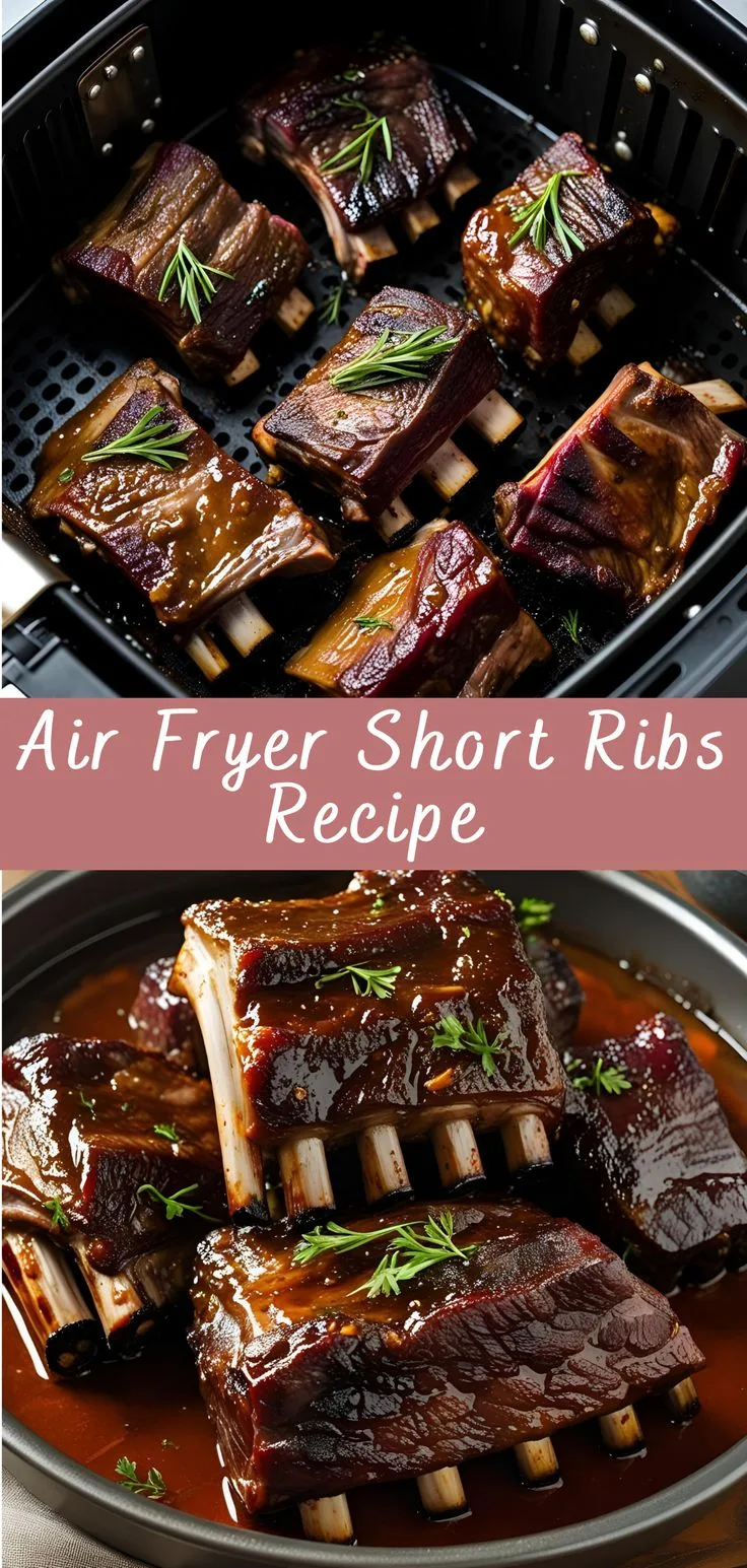 English-cut short ribs air fryer recipe