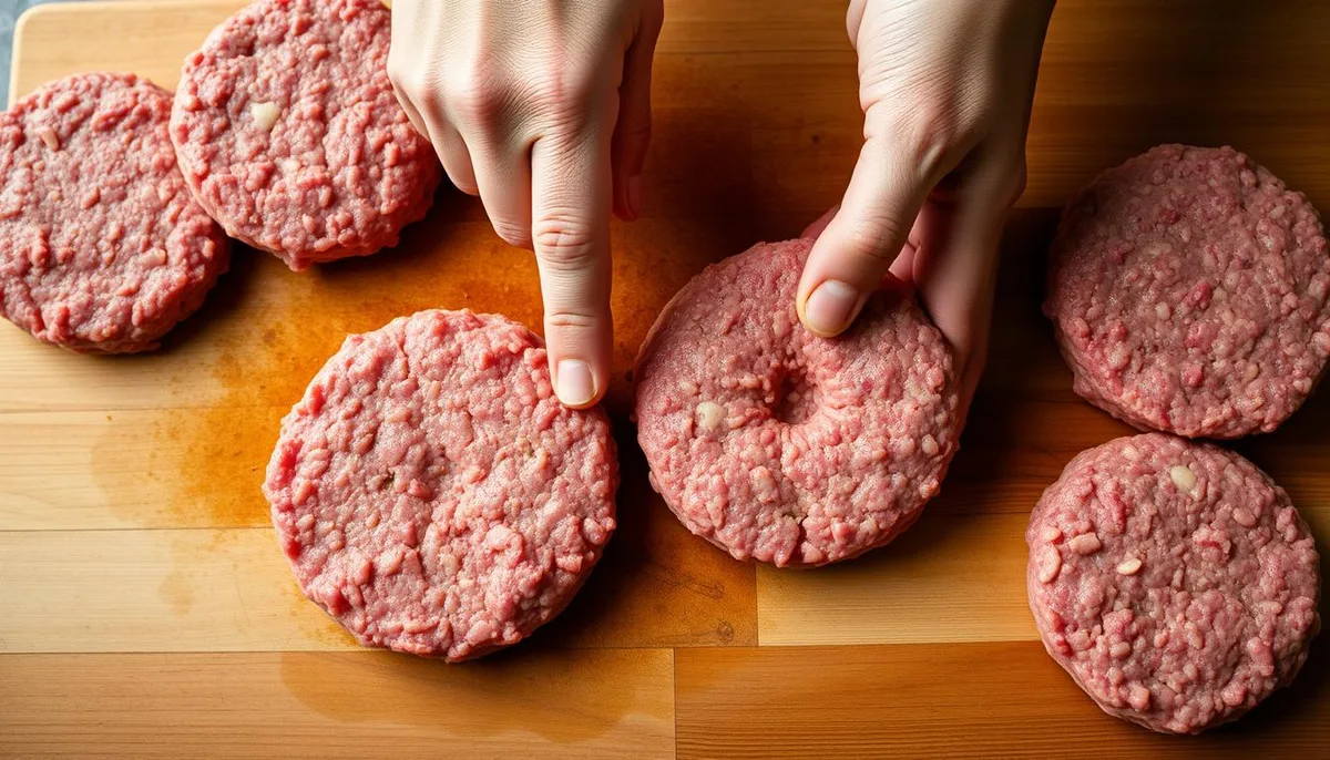 forming ground beef patties