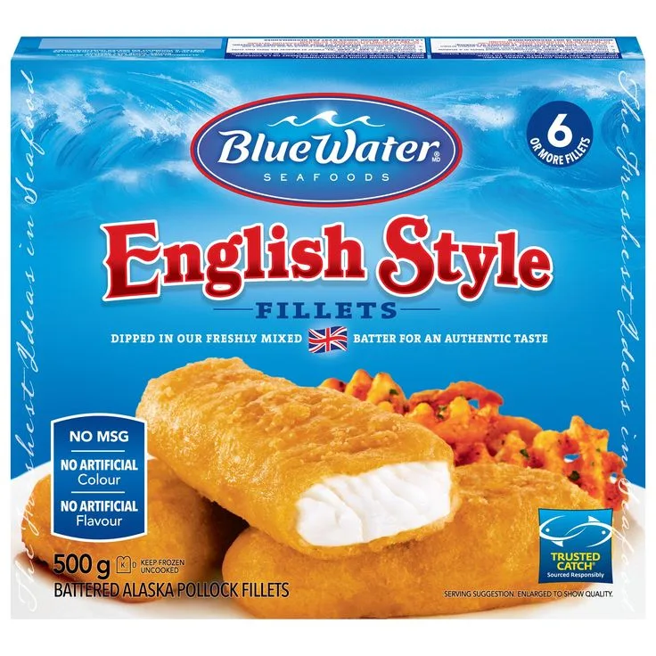 frozen pollock fillets