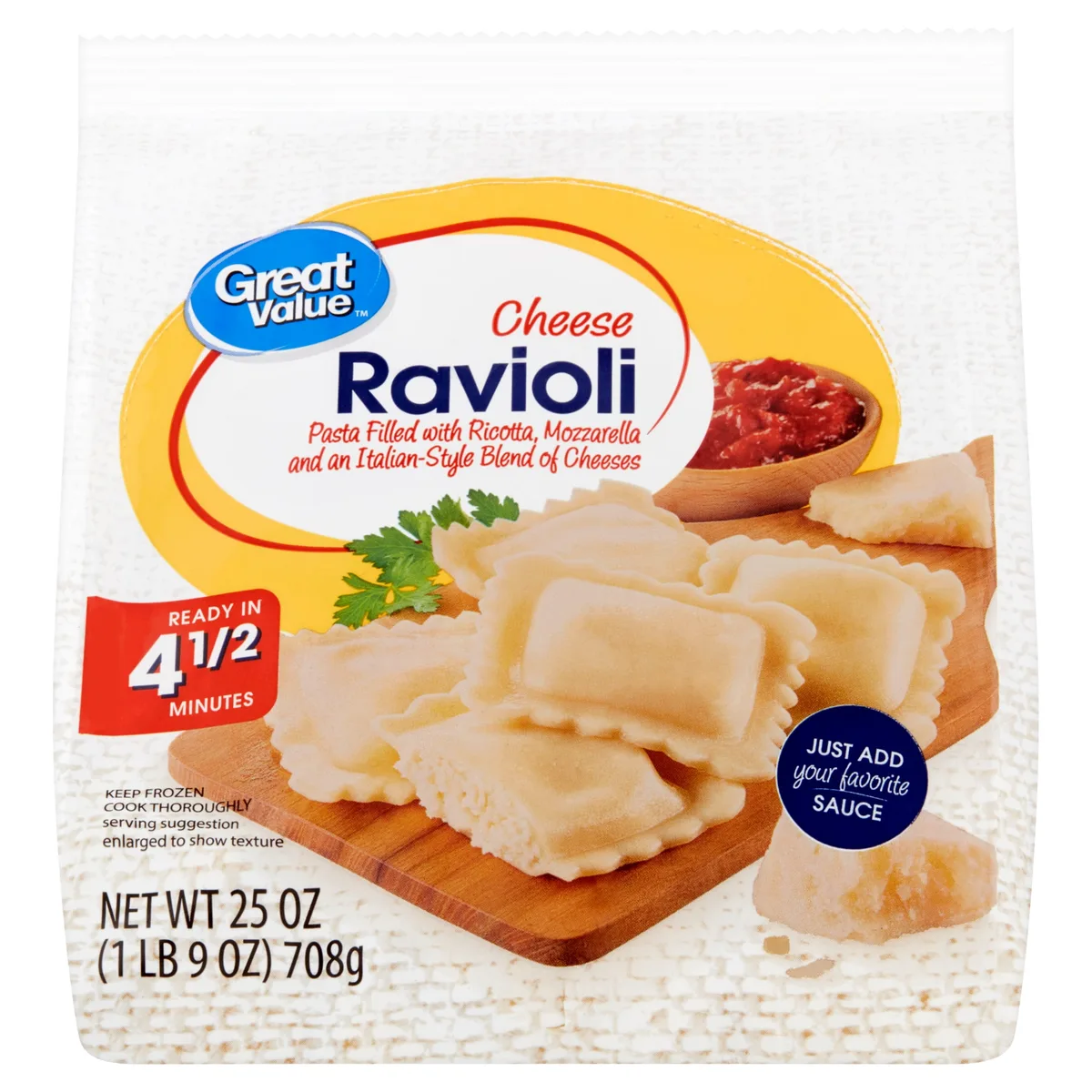 frozen ravioli