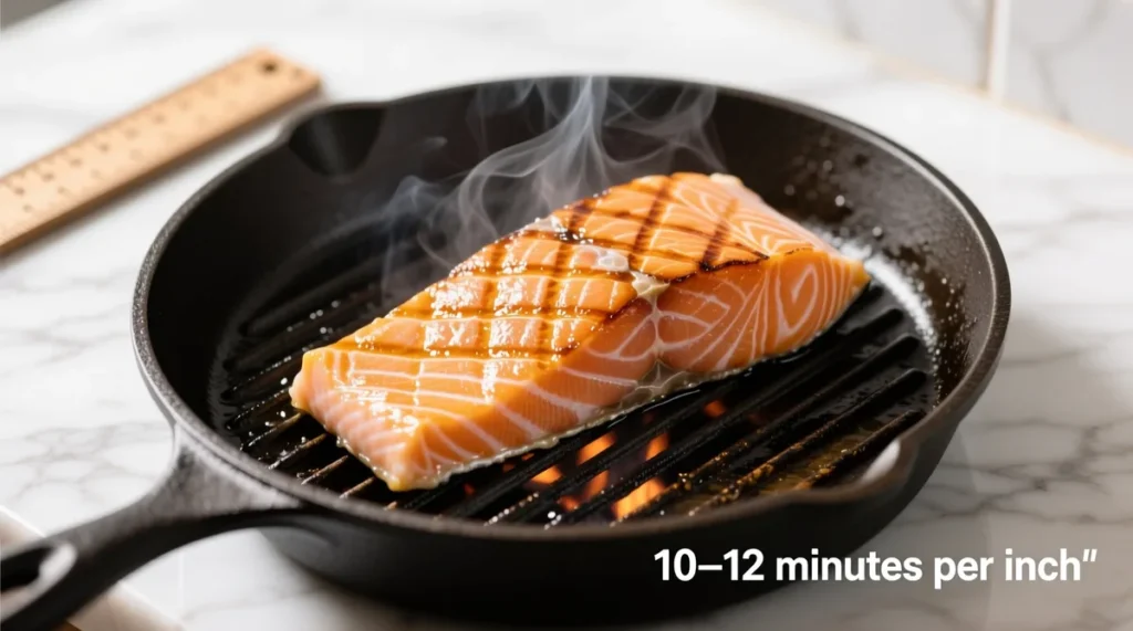 frozen salmon fillet thickness