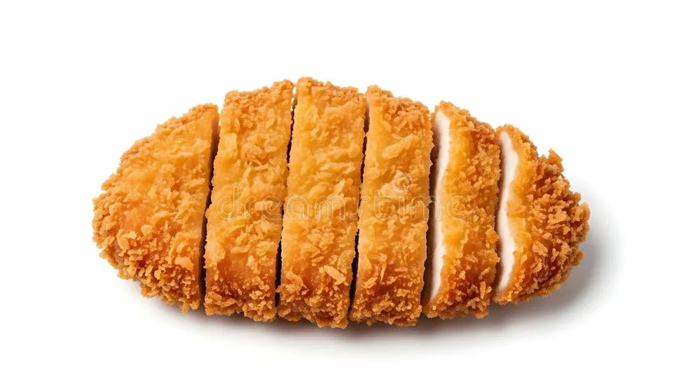 golden brown schnitzel visual cue