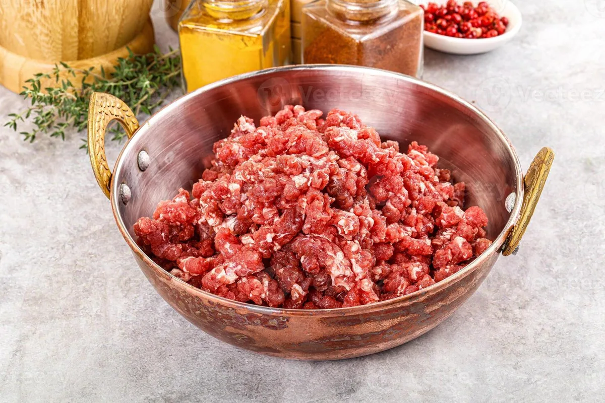 ground beef mixing bowl
