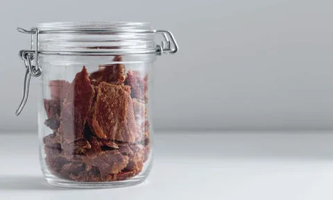 homemade beef jerky storage
