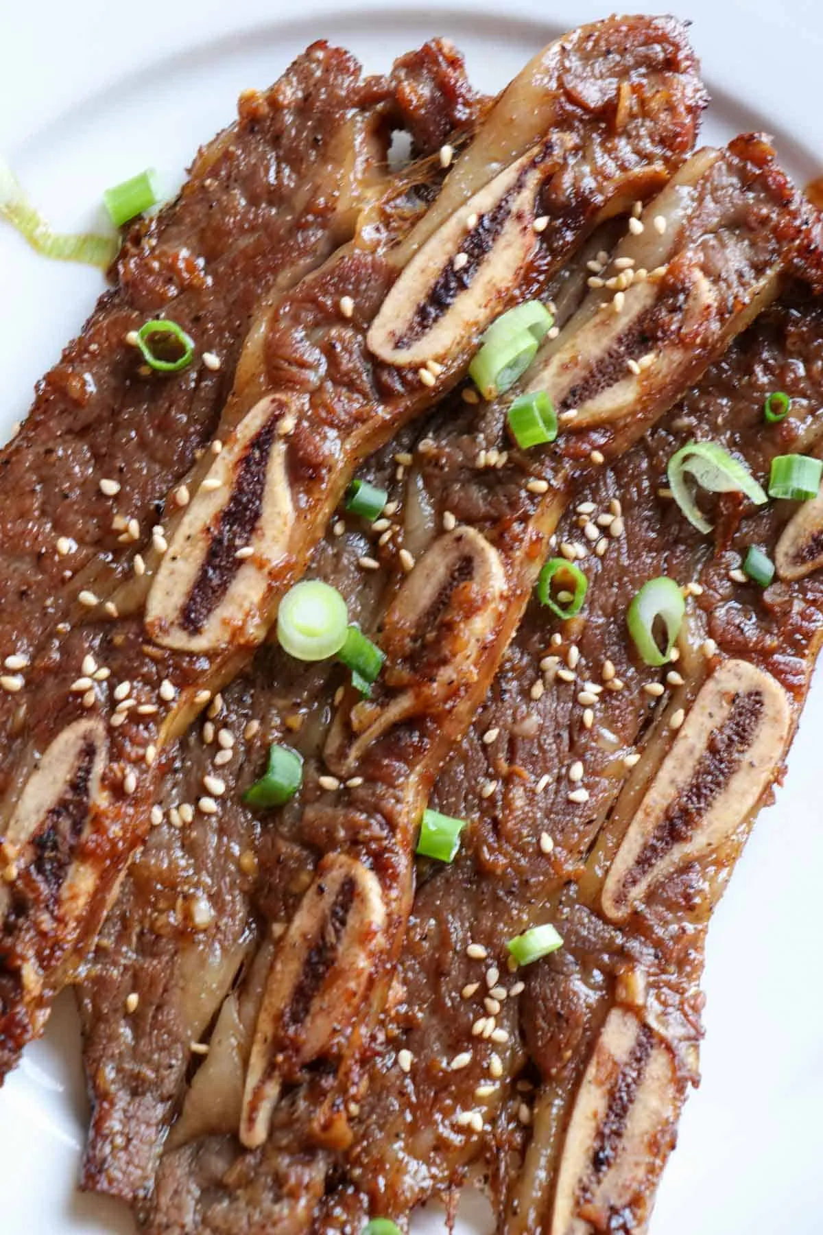 Korean short ribs air fryer galbi