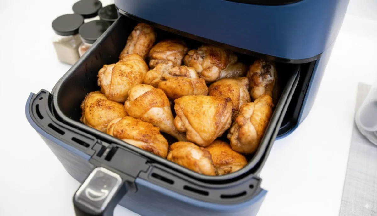 overcrowded air fryer basket