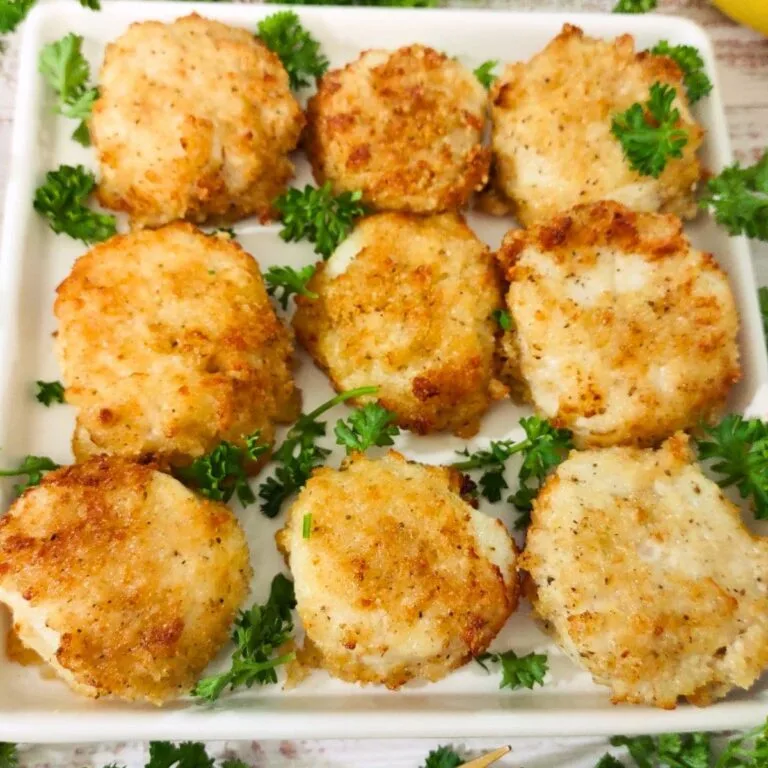 panko breaded air fryer scallops
