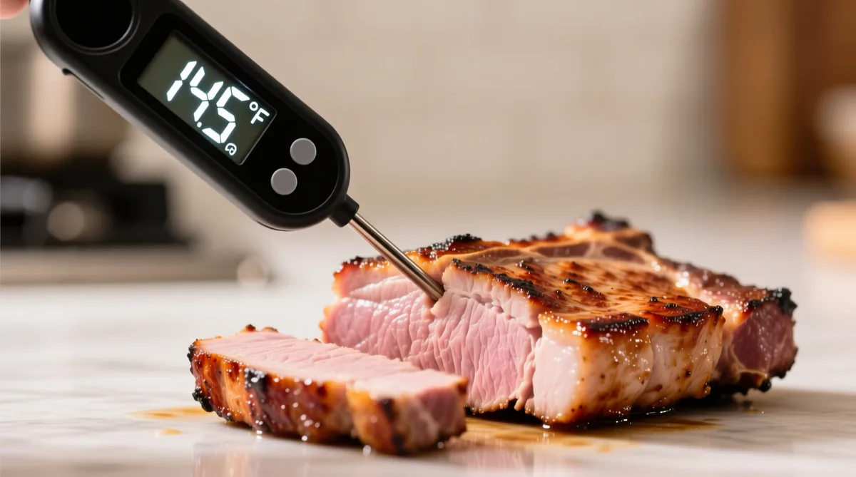 pork chop internal temperature