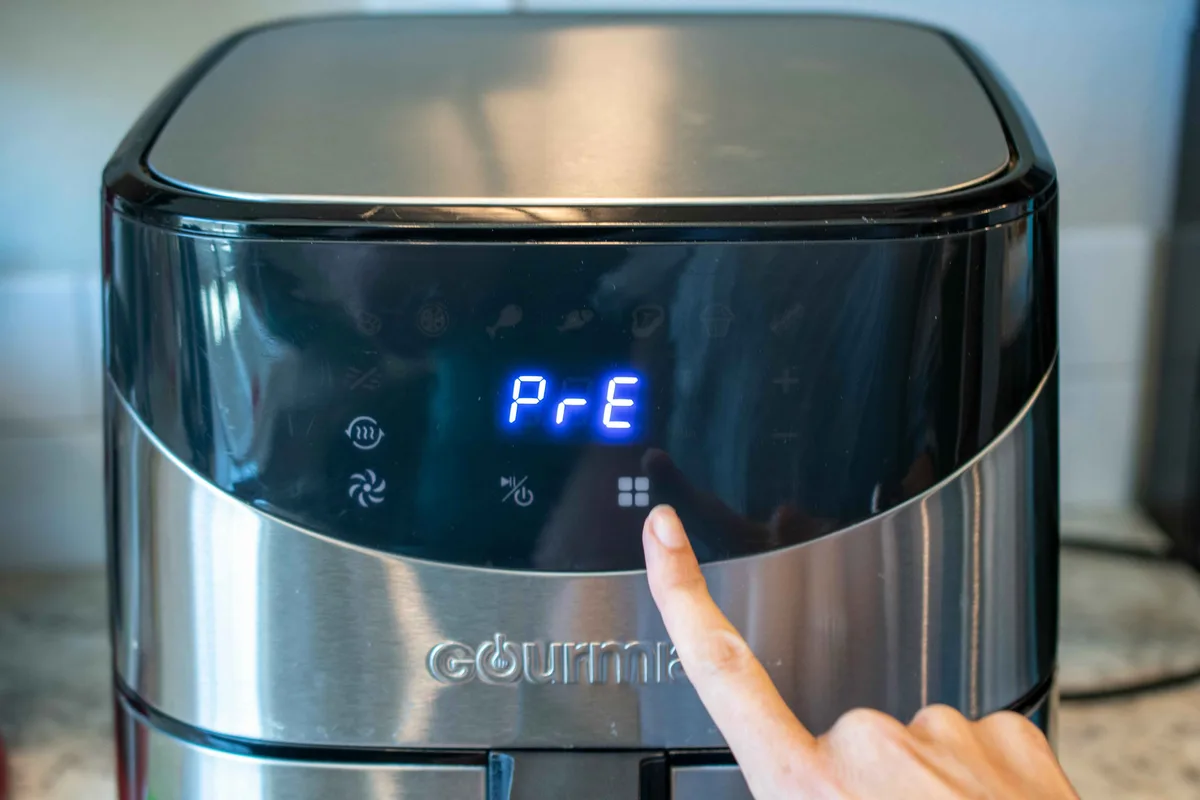preheat air fryer
