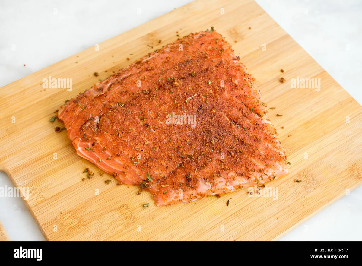 seasoning frozen salmon