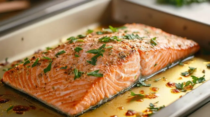 seasoning salmon fillet