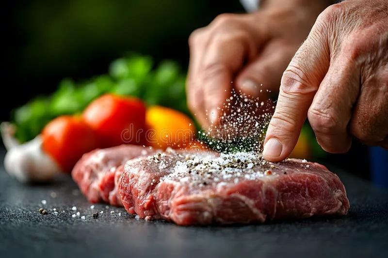 Seasoning Steak