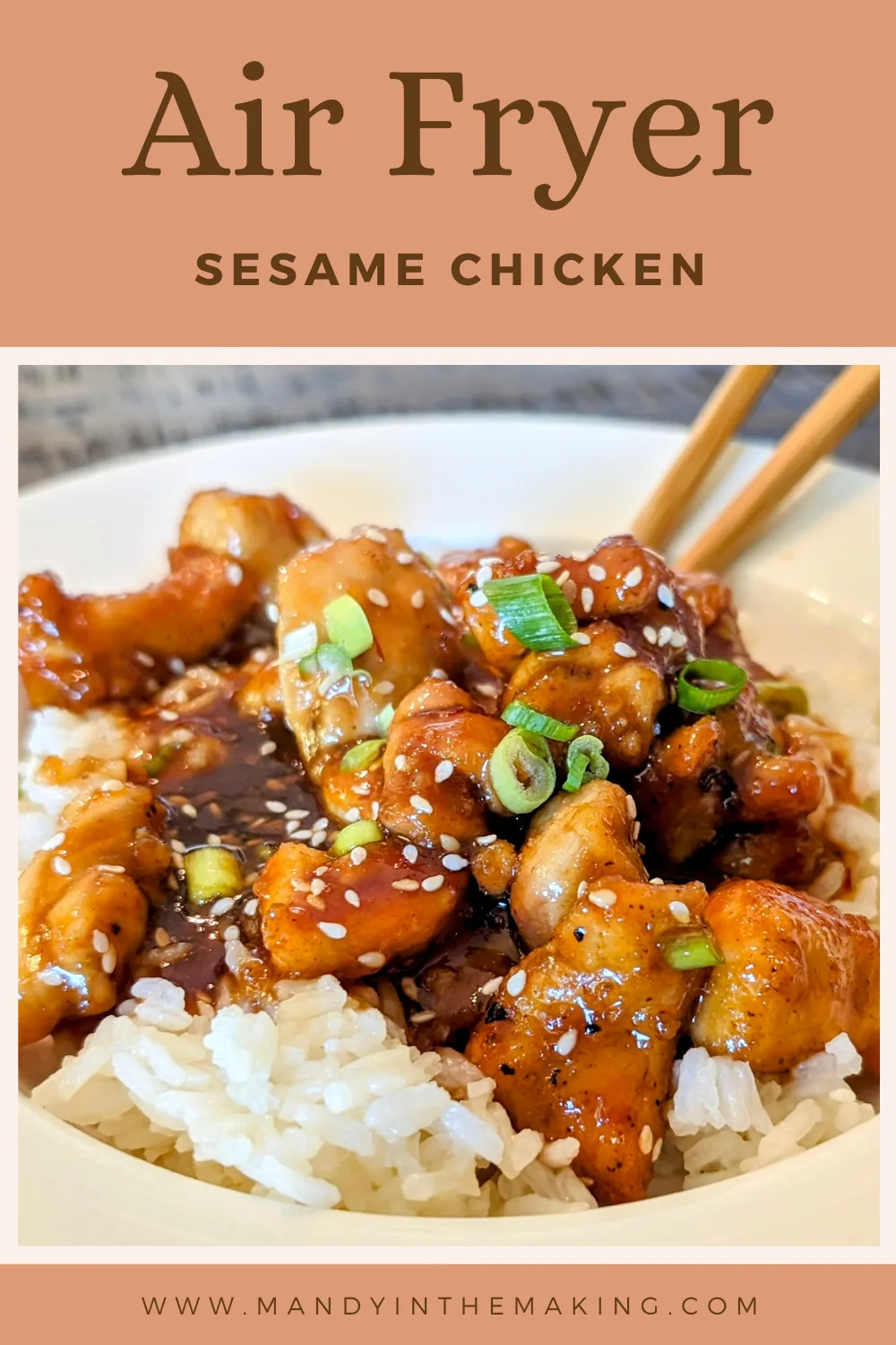 sesame chicken recipe air fryer