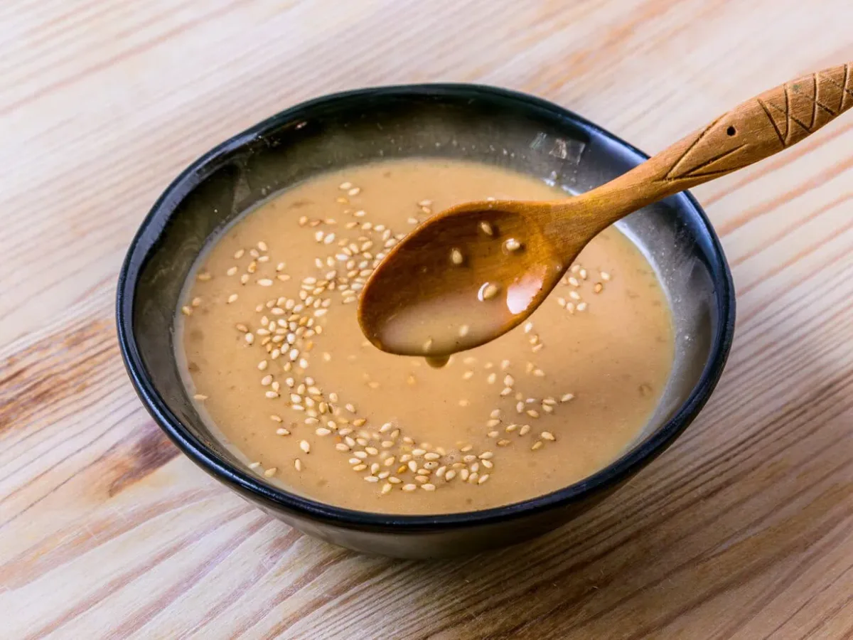 sesame sauce consistency thin thick