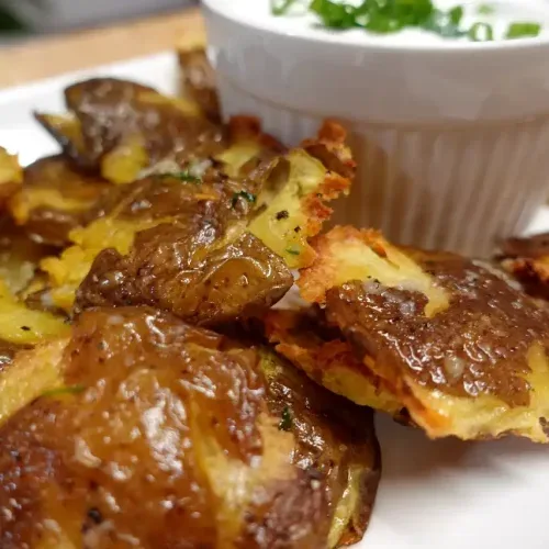smashed potatoes