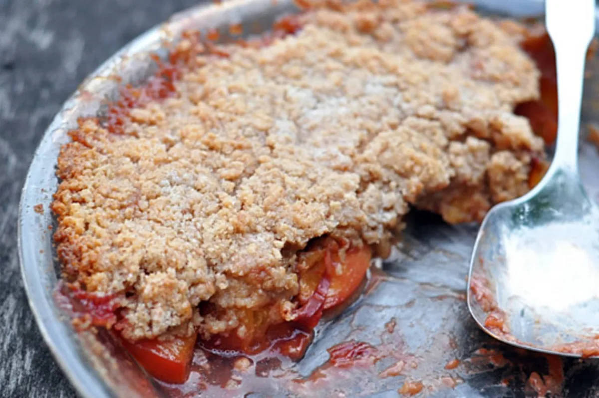 soggy apple crisp topping