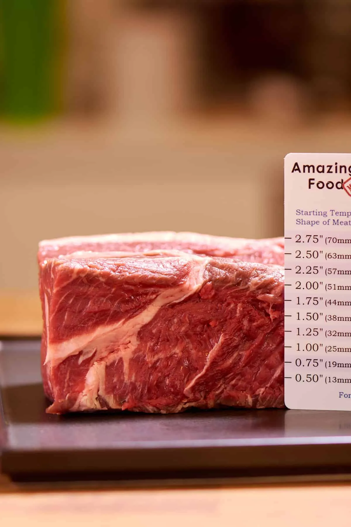 steak thickness measurement