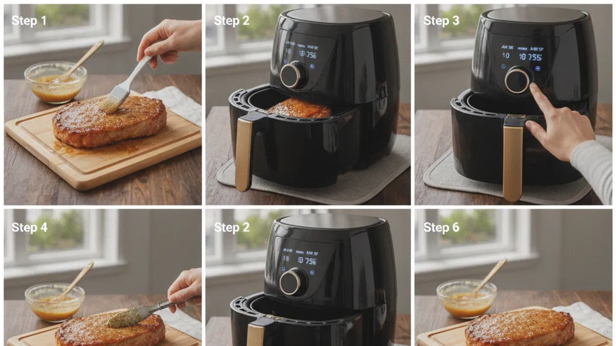 Step-by-Step: Cooking Ham Steak in the Air Fryer