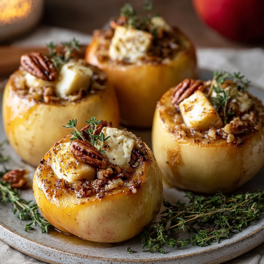 stuffing apples